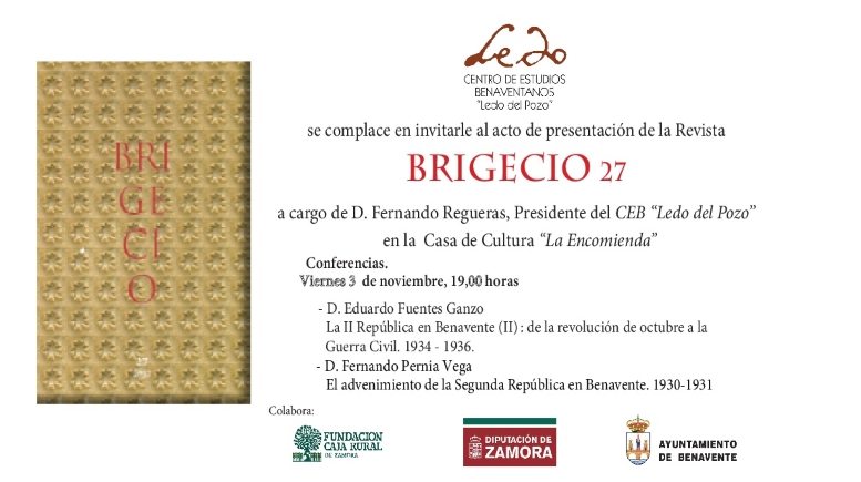 El Ceb Ledo Del Pozo Presenta Este Viernes En La Encomienda La Revista Brigecio